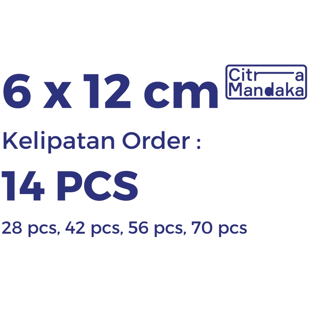 Sticker Label Makanan | Stiker Segel Box Packaging Hampers Custom Label Box Packaging-6 x 12 cm