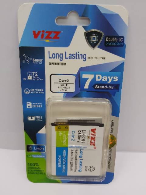 BATERAI/BATRE  SAMSUNG CORE 2/i8552/i8530/i8558/ DOUBLE  POWER VIZZ