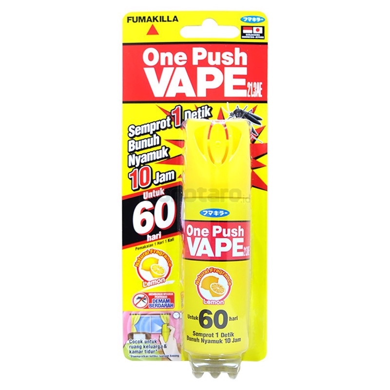 One Push Vape 30 hari 60 hari - Obat Nyamuk Semprot Vape Onepush