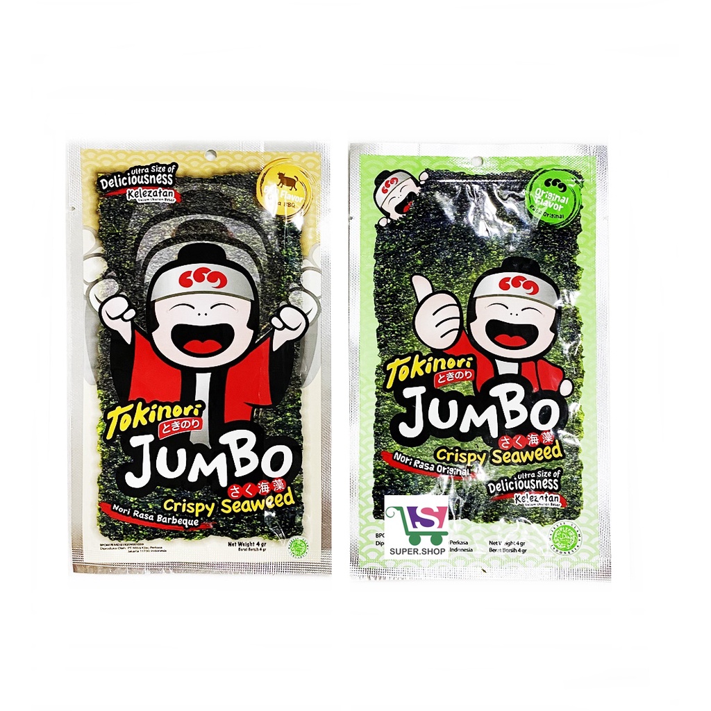 

Tokinori Jumbo Crispy Seaweed 4gram