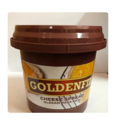 GOLDENFIL CHEESE SAUS KEJU CRUNCHY GOLDENFIL KEJU 1 KG HALAL BPOM