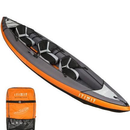 Perahu Dayung Angin INFLATABLE CRUISING KAYAK 2-3 Orang Person Itiwit