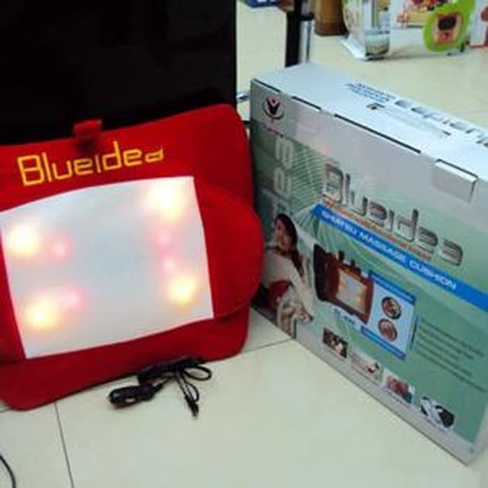 Bantal Pijat Shiatsu Blueidea / Alat Pijat Punggung / Alat Pijat Blueidea / Alat Terapi Pijat PinggangInfrared