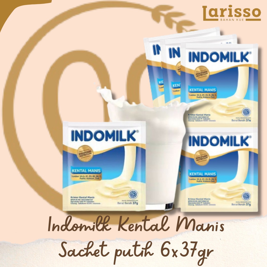 

INDOMILK SKM SUSU KENTAL MANIS PUTIH SACHET 6X37GR