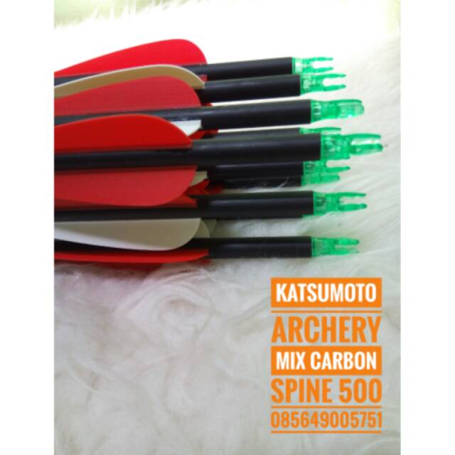 

ANAK PANAH MIX CARBON SPINE 500 - REPLACEABLE