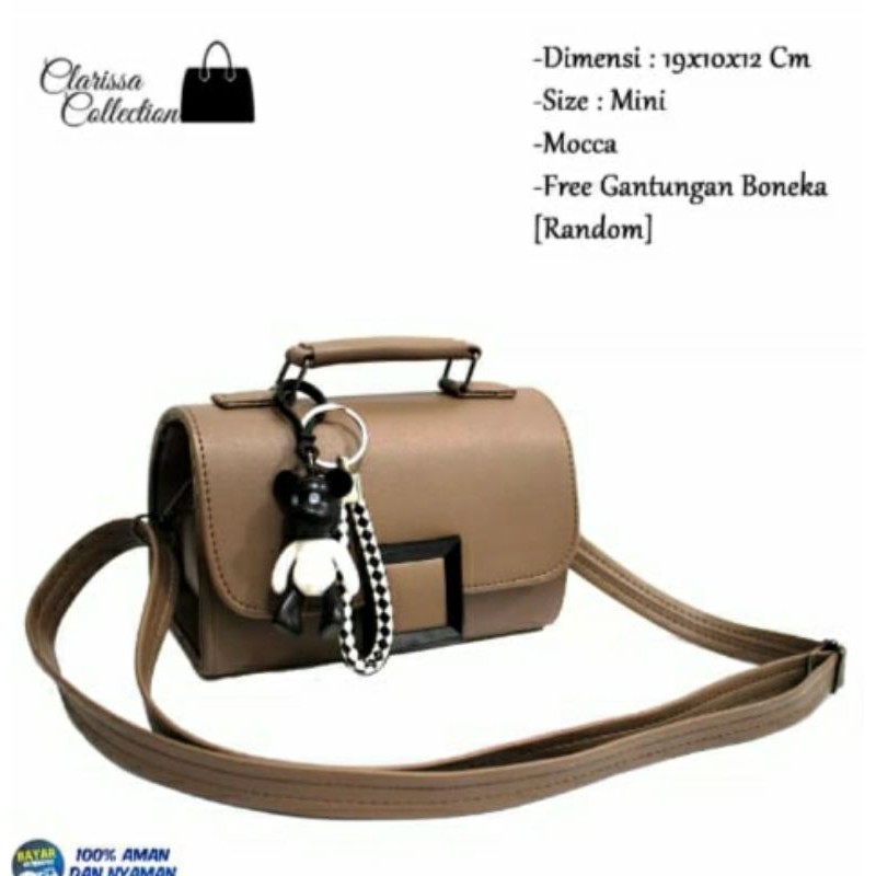 tas miniso mini kunci behel