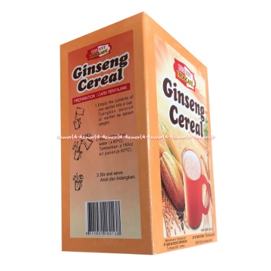 Indocafe Instan Ginseng Cereal 5sachet Sereal Gingseng Minuman Makanan Kopi Instan Indo Cafe Cocok Untuk Sarapan Indokafe