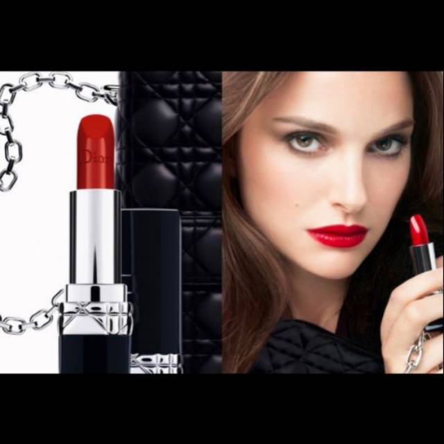 Dior rouge 999 metallic lipstik 100% ori