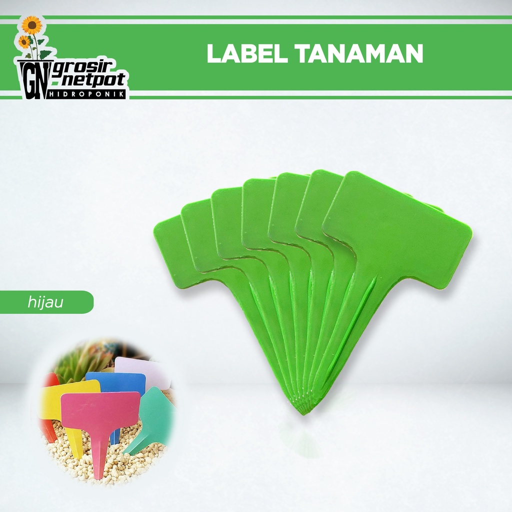 

Label Tanaman / Name Tag / Plant Labels / Tanaman Semai Benih Bibit - Hijau