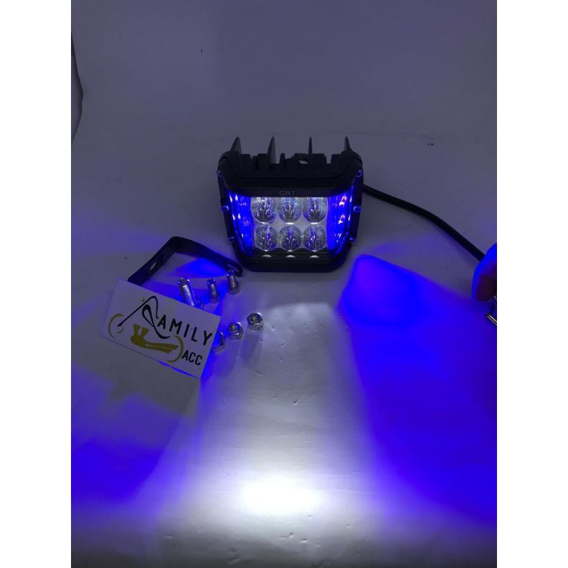 Lampu Tembak CWL 6 LED Sorot Jumbo Motor dan Mobil Universal