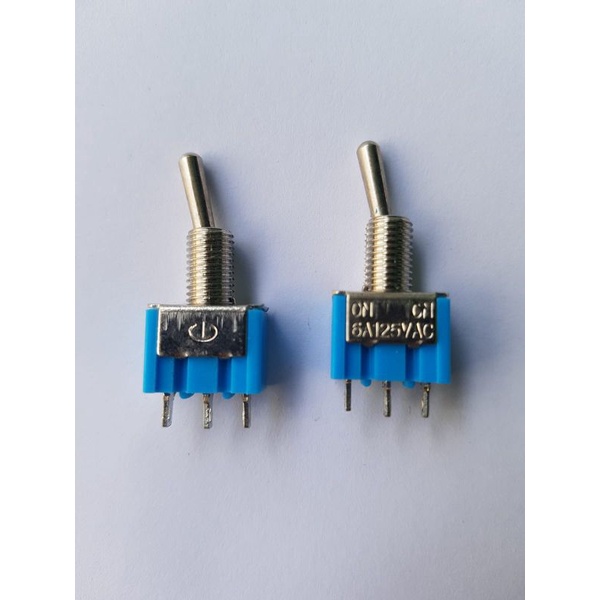 SAKLAR TOGEL / TOGGLE -  SWITCH TOGEL 3 PIN- 3 KAKI KECIL ON
