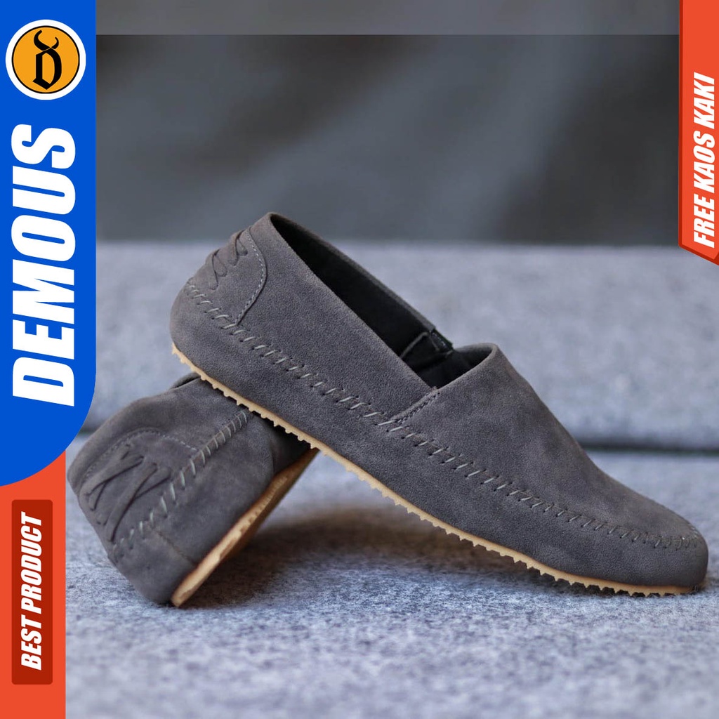 Demous Siena Sepatu Slip on Pria Sepatu Casual Pria Slop