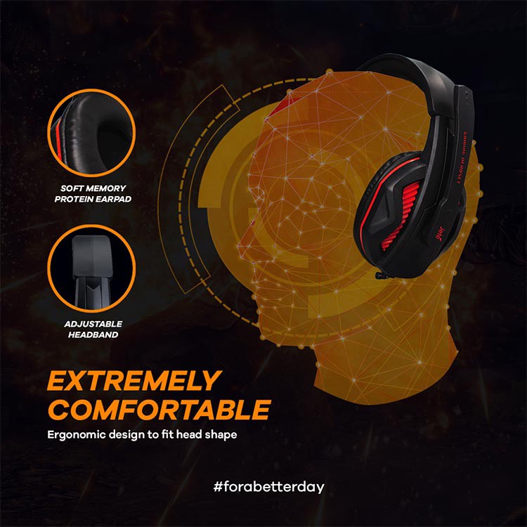 Headset Gaming I Headphone Gaming with Noise Cancelling JETEX G3 - Garansi 1th