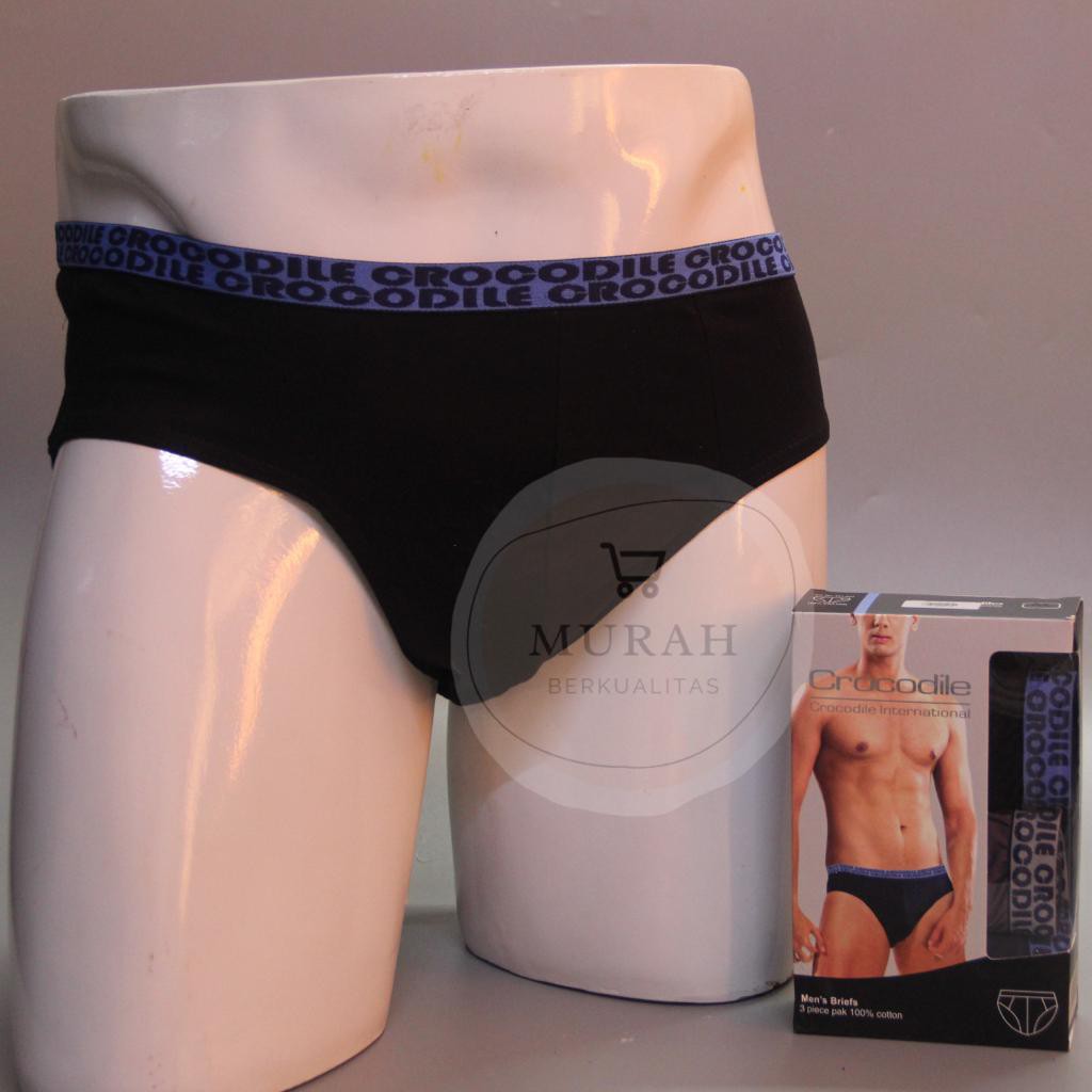 CROCODILE BEST SELLER CELANA DALAM PRIA (1 BOX ISI 3) CR 521-233