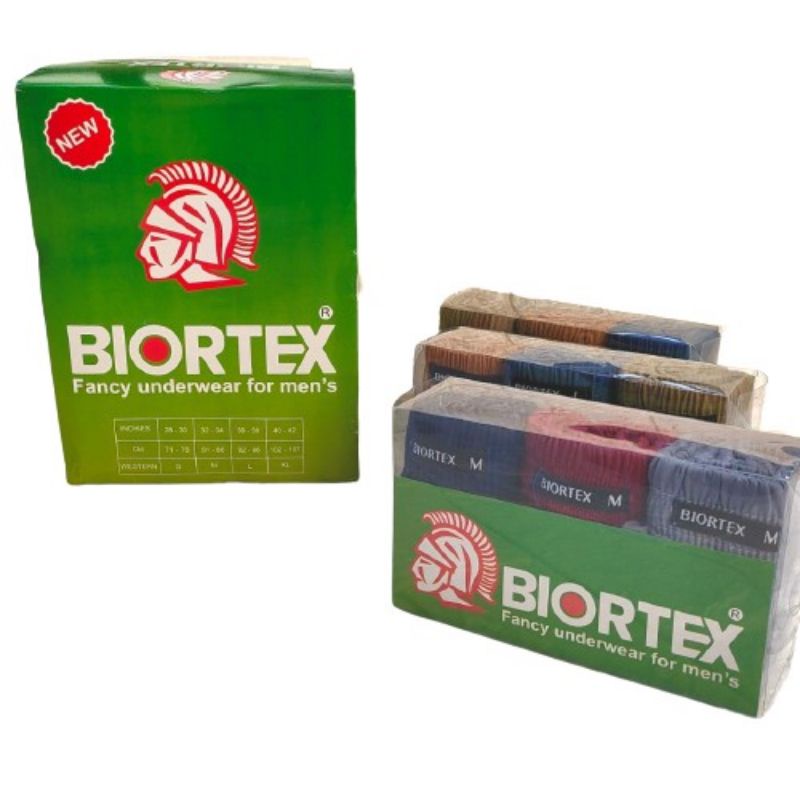 Celana Dalam Pria Sempak Pria BIORTEX Isi 3 Pcs