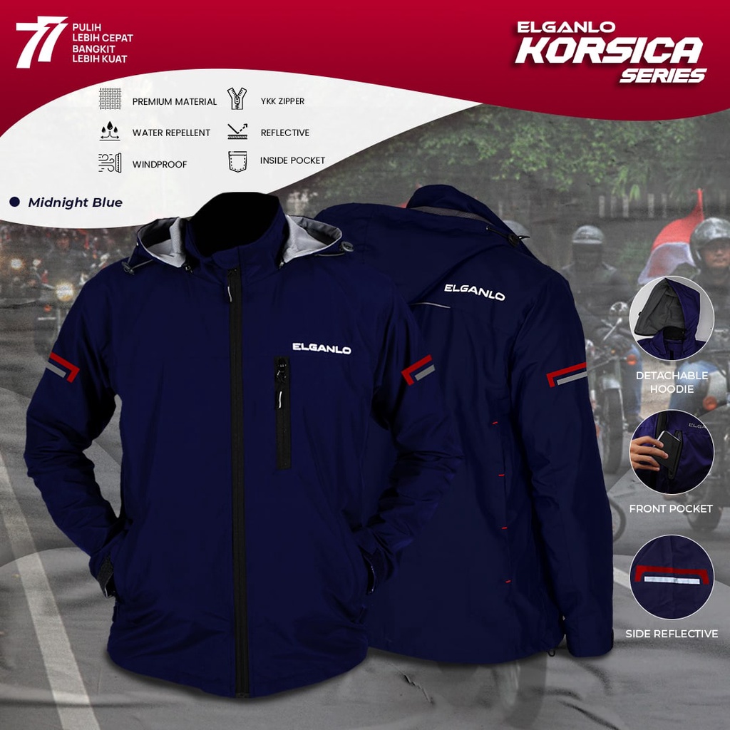 Jaket Hoodie Distro Terbaru Inspired Parasut Premium Outdoor Rider Multifungsi untuk naik Motor Bagu