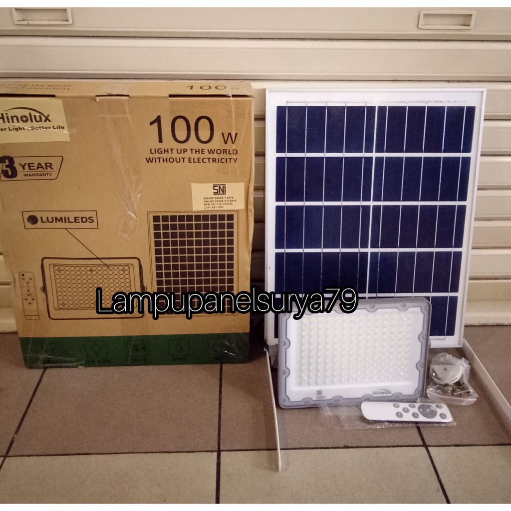 Lampu Sorot LED Hinolux 100watt HL SOLAR Flood Light IP65 Lumiled