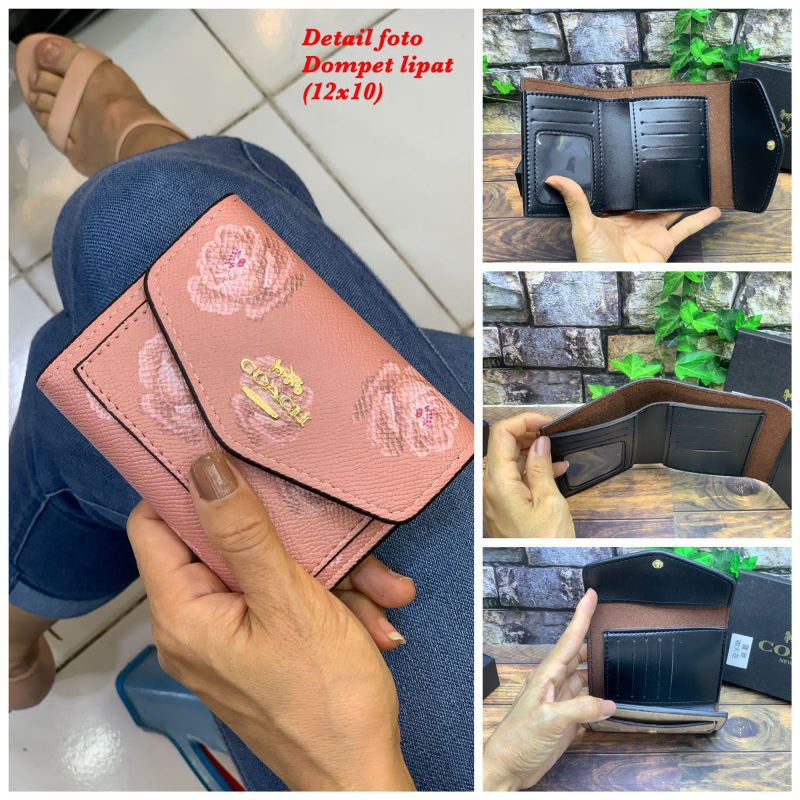 Dompet Coach Kartu Tutup Amplop Wanita Import