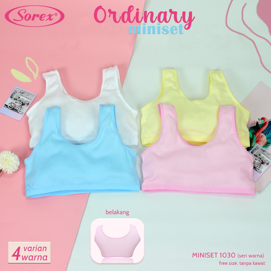 Miniset Sorex Young 1030 - Miniset Remaja - Bra Remaja Sorex Step 1