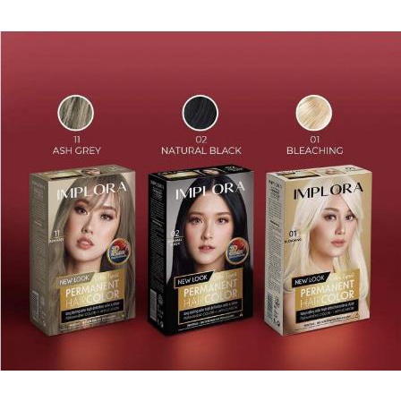 * NCC * Implora Semir Rambut Permanent Hair Color Long Lasting