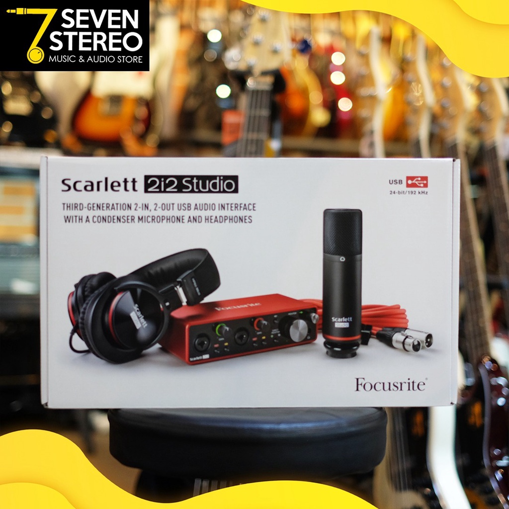 Focusrite Scarlett 2i2 Studio Pack 3rd Gen - Paket Recording