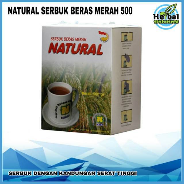 

Natural serbuk beras merah