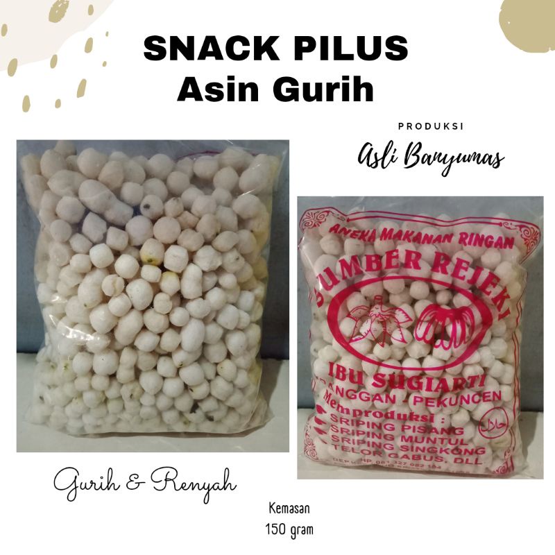 

SNACK PILUS RENYAH GURIHHHH.. | KHAS BANYUMAS | HARGA TERJANGKAU | FREE GIFT MIN. BELANJA 50K (all item)