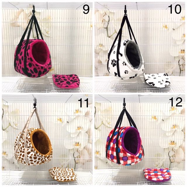 EXOTICGOODS HANGING EGG MOTIF POUCH SUGAR GLIDER SLEEPING POUCH SUGAR GLIDER KANTUNG TIDUR HEWAN