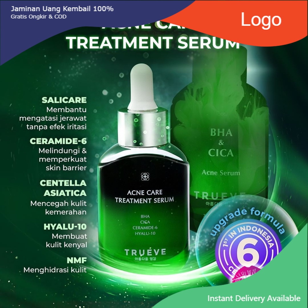 TRUEVE Acne Care Treatment Serum 30 ML | Trueve BHA & CICA Acne Serum | TRUEVE Wonder Woman Acne Car