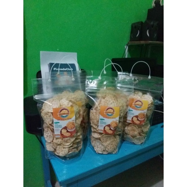 

KRIPIK TEMPE SAGU KRUPUK TEMPE SAGU GURIH 250GR MURAH