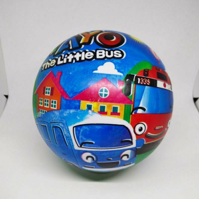 Mainan Bola Karet (SNI) Mainan Anak Laki-laki/ Bola Karet gambar Tayo