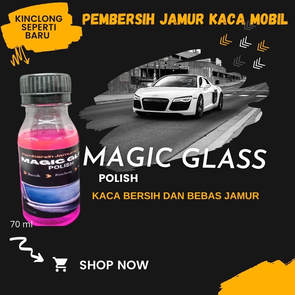 PEMBERSIH JAMUR KACA MOBIL 70 ML MAGIC GLASS