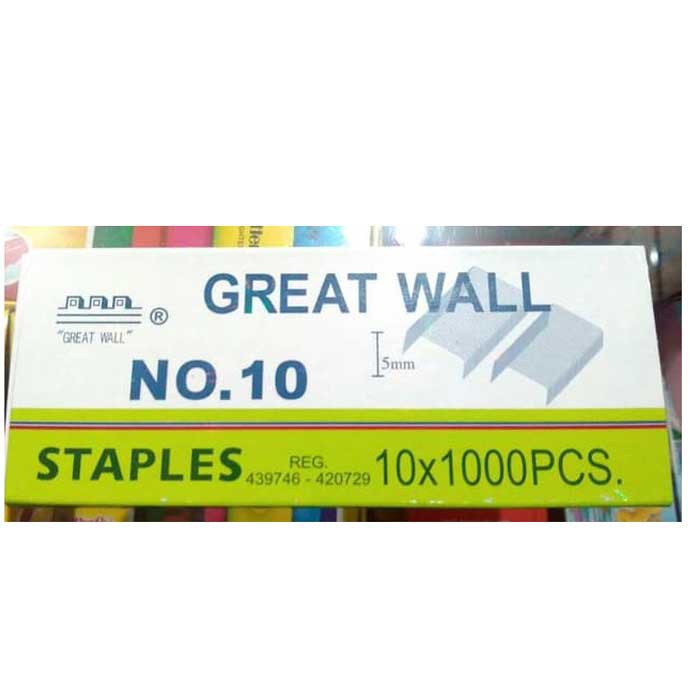 

Isi Staples Great Wall HD 10 / GW 10 / Isi Stapler Great Wall Kecil