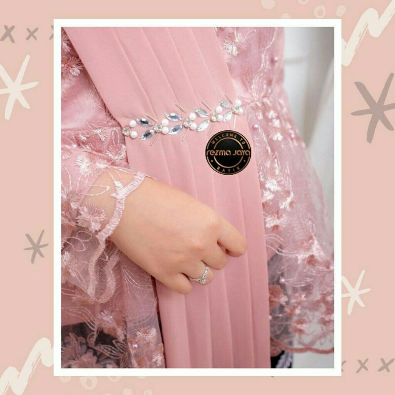 KEBAYA MODERN ORIGINAL COUPLE BAJU BATIK ATASAN WANITA BRUKAT