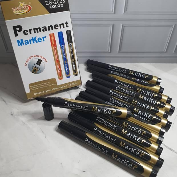 

[PRODUK ETBNH] spidol permanen (1box=12pc)/permanent/spidol /marker permanent YQ7