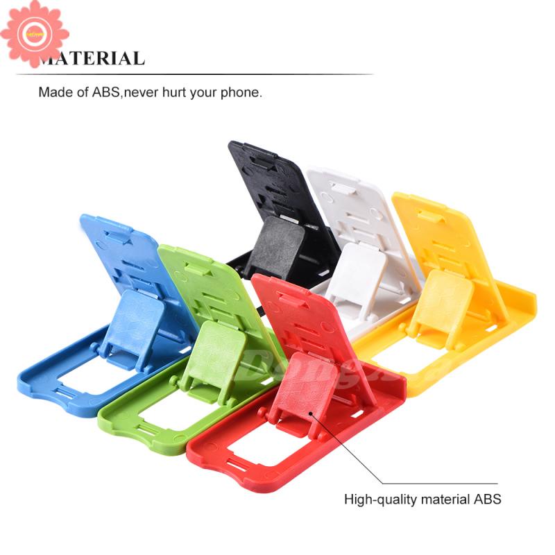 1pcs Phone Holder Universal Portable Mini Handphone Foldable Desk Stand Holder Adjustable Untuk IPhone Andorid Phone