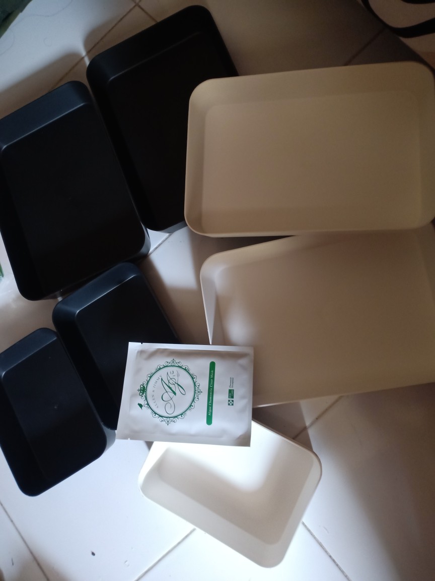 Montessori Tray M/ Nampan Plastik Display M Tray Plastik Wadah Saji Organizer Plastik Tray