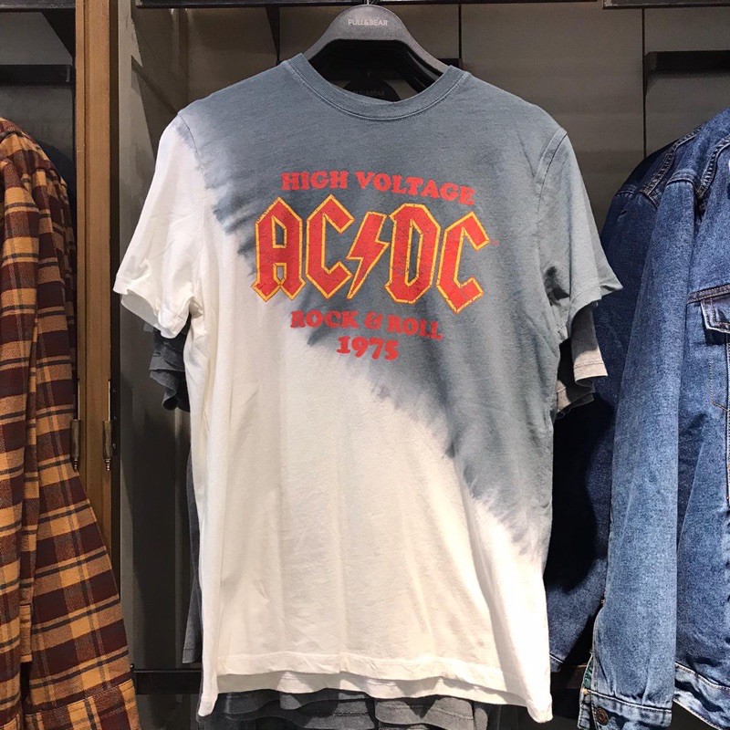 Jastip Tshirt ACDC Man Pull&Bear NEW