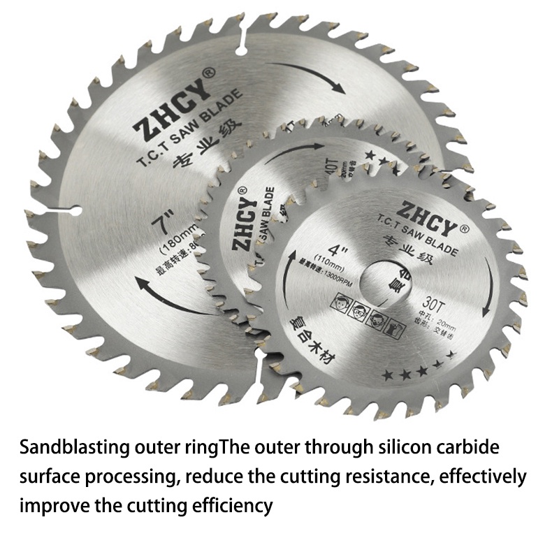 Mata Gerinda Circular Gergaji Kayu/Circular Saw Blade Kayu/Mata Gergaji Kayu Circular Saw/Mata Gergaji Bulat 7 Inch x 40T