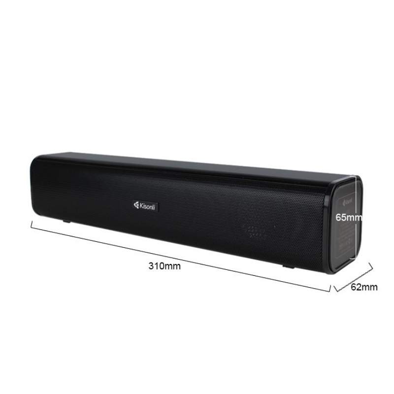 Speaker Laptop / Komputer Kisonli I-600 Design Long Strip Bass Speaker