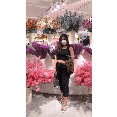 Uneed Cloth / TANKTOP WANITA POLOS / TENGTOP / TANKTOP JUMBO / CROP TANK / TANK TOP / LORY CROP TANK-5