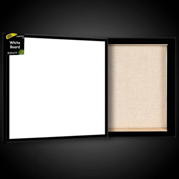 

White Board Melamin Papan Tulis Putih By Ravalio 100x100 cm