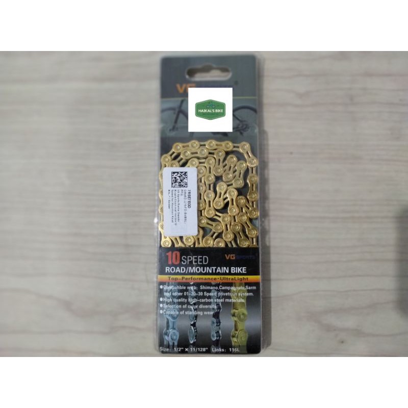 Rantai Sepeda 10 Speed Gold Vg Sport