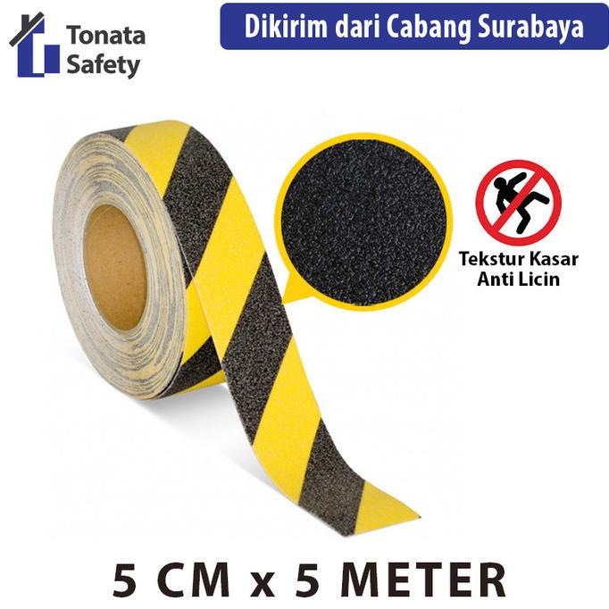 

best seller] Ready Stock - Anti Slip Tape / Lakban Anti Licin Kuning 5 cm x 5 Meter