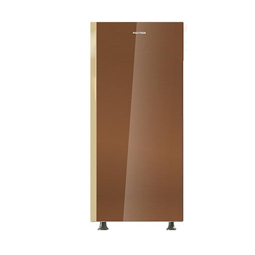 POLYTRON PRF 17 QN KULKAS LEMARI ES 1 PINTU 170 LITER BROWN / PRF17QN