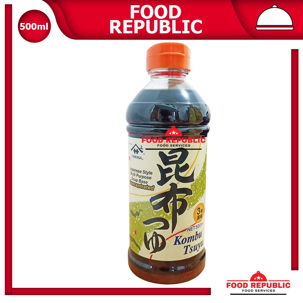 

YAMASA KOMBU TSUYU 500ML BUMBU SOP KOMBU KUAH KONBU SUP SOBA SAUS