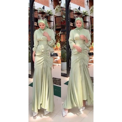 NEW Vennya Dress SILK DRESS WANITA KONDANGAN BRIDESMAID / BAJU DEWASA MURAH TERBARU 2022 / Dress Pesta