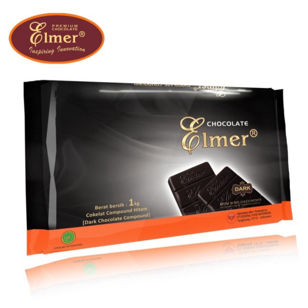 Cokelat Elmer Ghana Dark Chocolate - Dark 1kg