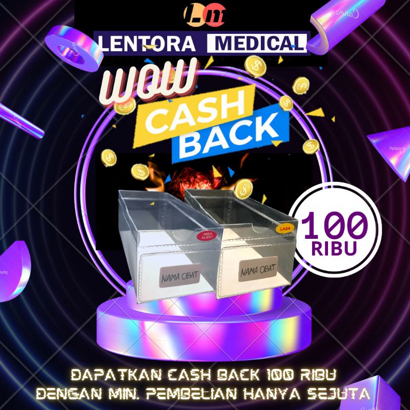 jual kotak obat mika plastik 8cm