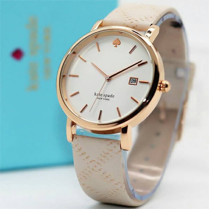 Jam Tangan Wanita Kate Spade Fashionista Cream